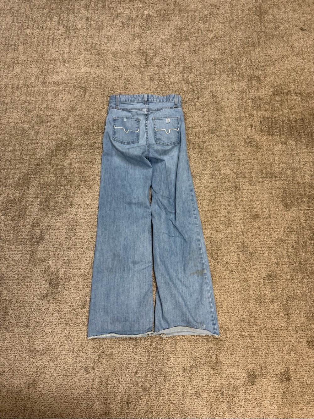 Kimes Ranch Light Blue Wide Leg Jeans